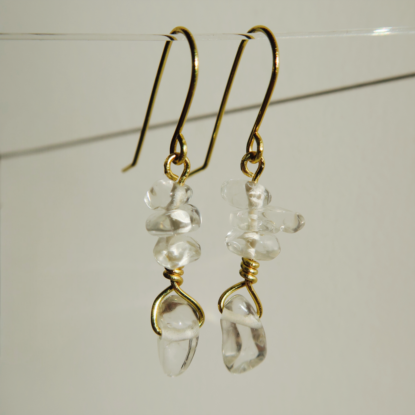 Clear Quartz Earrings